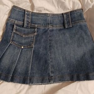 Juicy Couture Jean Short Skirt 30" Waist Jr's ladies
